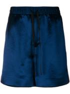 Gucci Logo Stripe Shorts - Blue