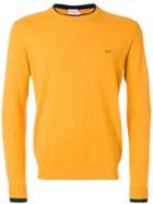 Sun 68 Crew Neck Sweatshirt - Yellow & Orange