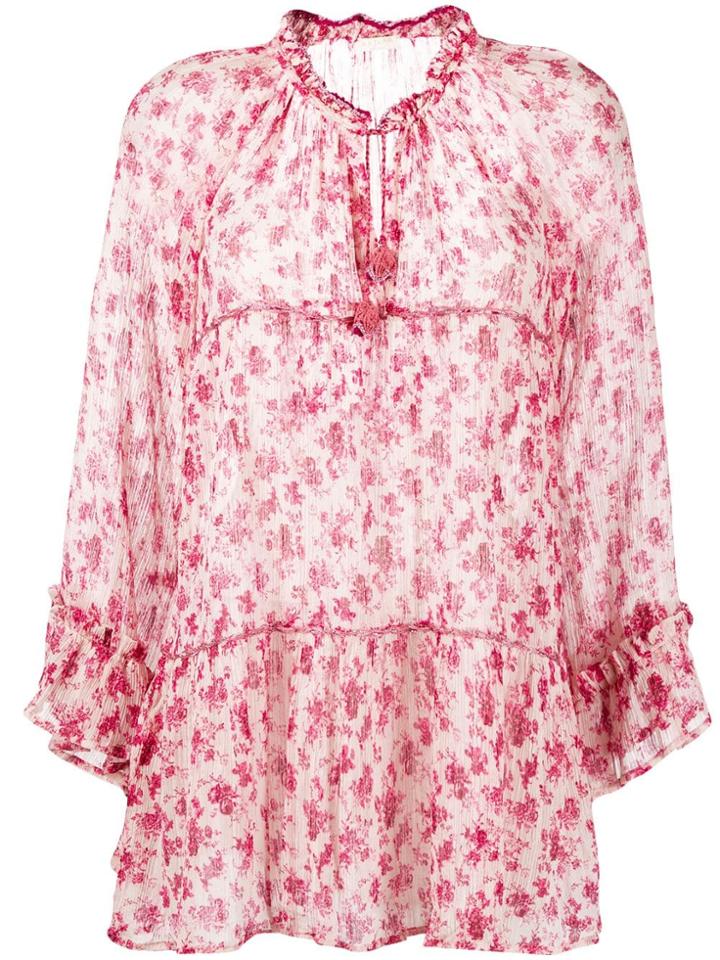 Anjuna Rebecca Floral Mini Dress - Pink