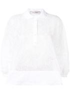 Valentino Broderie Anglaise Blouse - White