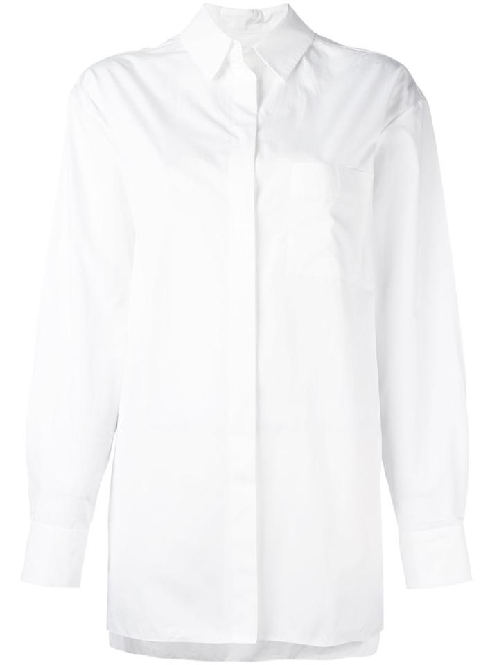 Alexandre Vauthier Classic Shirt, Women's, Size: 40, White, Cotton