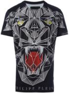 Philipp Plein 'bite Us' T-shirt, Men's, Size: Small, Black, Cotton