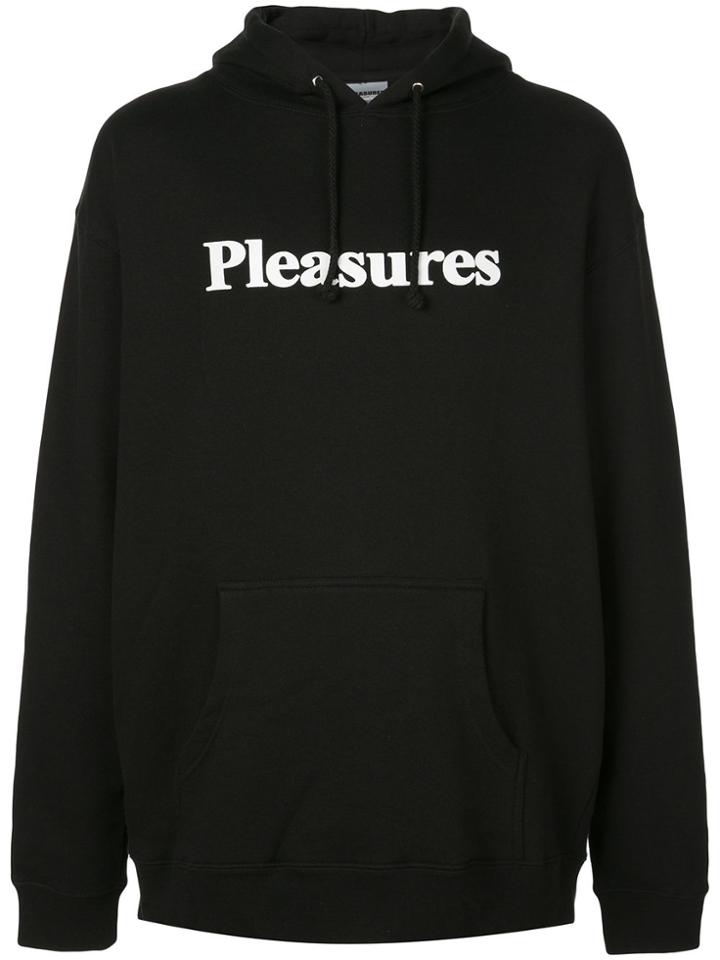 Pleasures Branded Hoodie - Black