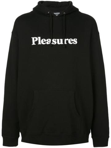 Pleasures Branded Hoodie - Black