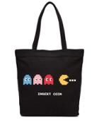 Mostly Heard Rarely Seen 8-bit Ghosts Tote Bag - Black