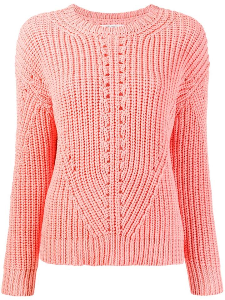 Chinti & Parker Ribbed Knit Sweater - Pink