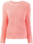Chinti & Parker Ribbed Knit Sweater - Pink