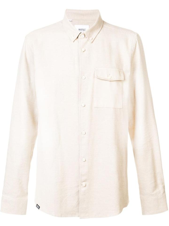 Wesc 'oakes' Shirt, Men's, Size: Medium, Nude/neutrals, Cotton