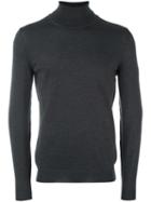 Boss Hugo Boss Turtleneck Jumper, Men's, Size: Medium, Grey, Virgin Wool