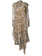 Petar Petrov Draped Long Dress - Nude & Neutrals