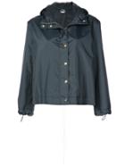 Thom Browne Cropped Lace-up Back Jacket - Blue