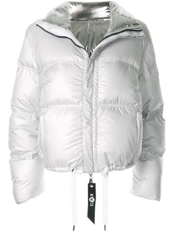 Kru Reversible Puffer Jacket - White