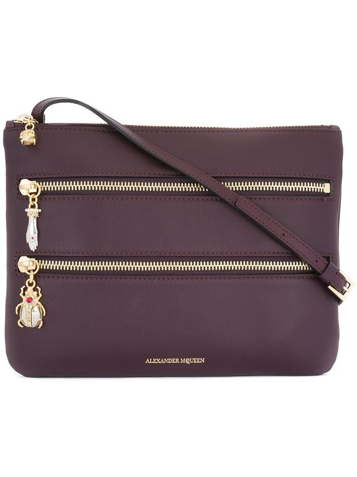 Alexander Mcqueen Triple Zip Crossbody Bag