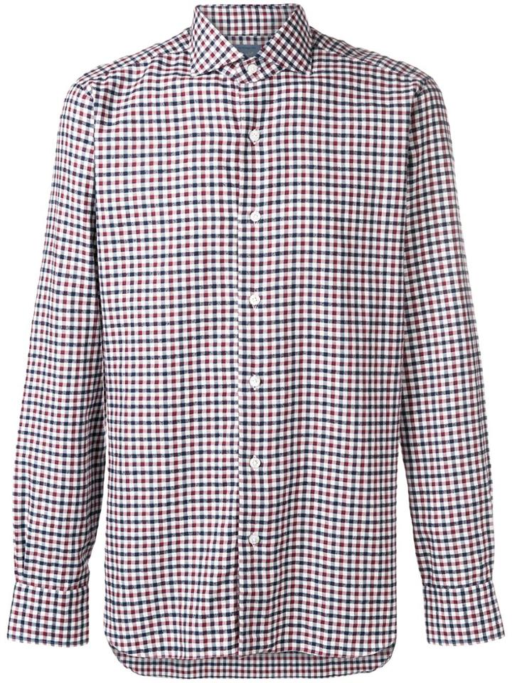 Barba Checked Shirt - Red