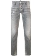 Dsquared2 Faded Slim Fit Jeans - Grey