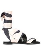 Pierre Hardy Ankle-wrap Sandals - Black