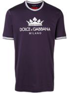 Dolce & Gabbana Logo Print T-shirt - Purple
