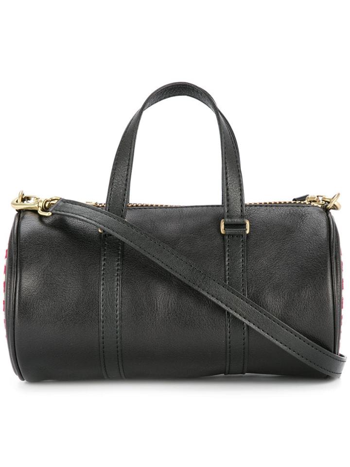 Black Means Embroidered Tote Bag