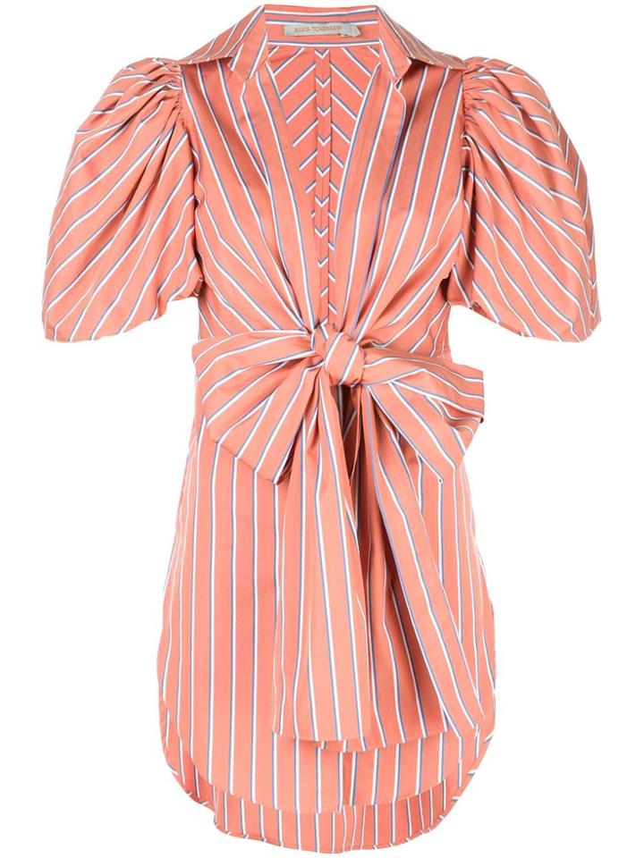 Silvia Tcherassi Striped Blouse - Red
