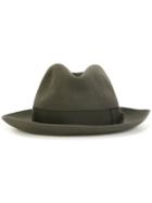 Borsalino Classic Fedora Hat, Men's, Size: 59, Brown, Rabbit Felt