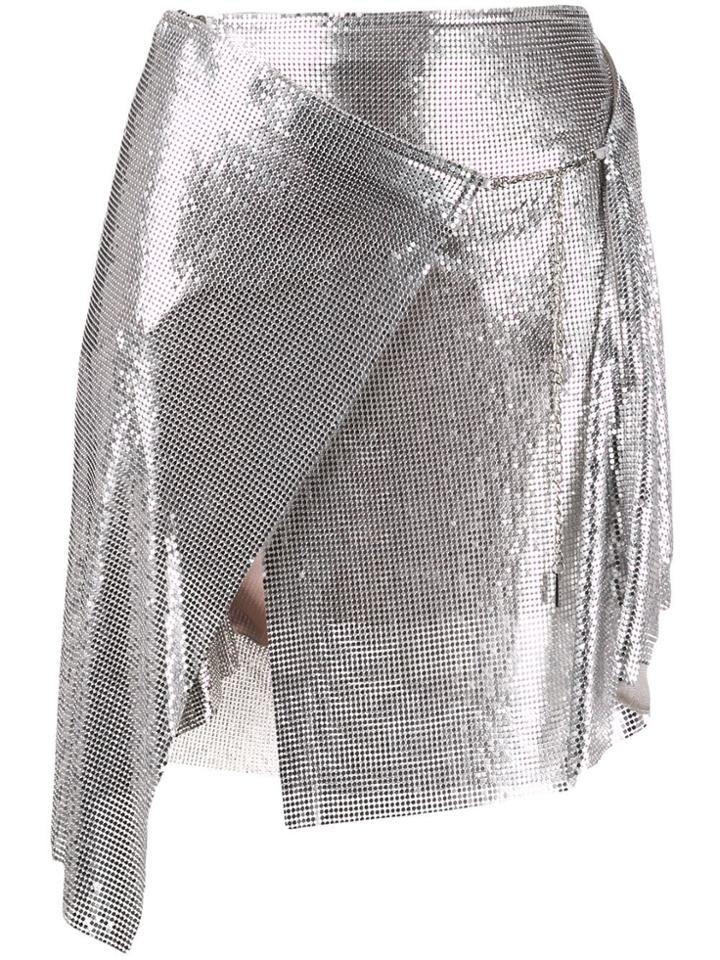 Poster Girl Metallic Wrap Skirt