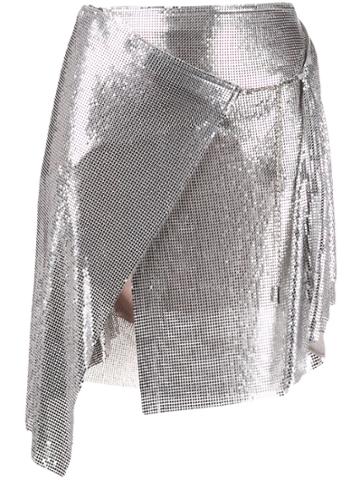 Poster Girl Metallic Wrap Skirt