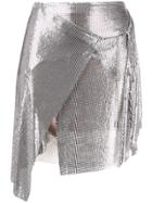 Poster Girl Metallic Wrap Skirt