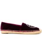 Tory Burch Logo Chain Espadrilles - Red