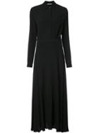 Rosetta Getty Wrap Shirt Dress - Black