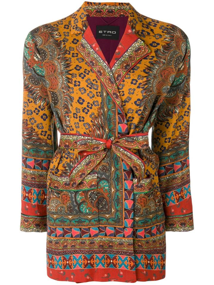 Etro Kimono-style Jacket - Brown