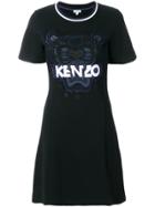 Kenzo Tiger Patch T-shirt Dress - Black