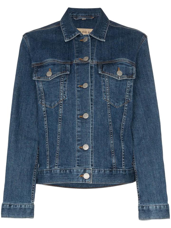 Burberry Rowledge Embroidered Jacket - Blue