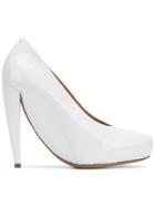 Maison Margiela Curved Pointed Pumps - White
