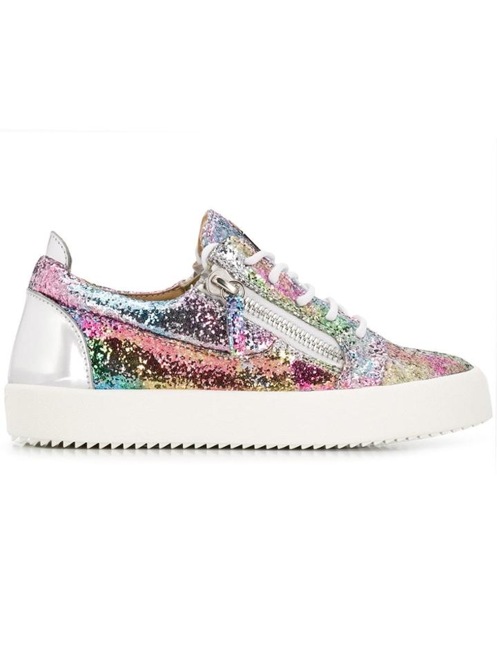 Giuseppe Zanotti Design Gail Glitter Sneakers - Pink