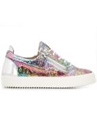 Giuseppe Zanotti Design Gail Glitter Sneakers - Pink