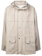 Camiel Fortgens Hooded Jacket - Nude & Neutrals