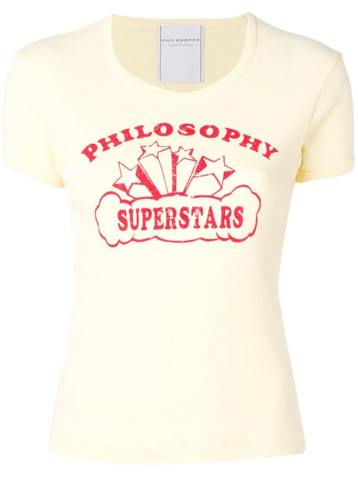Philosophy Di Lorenzo Serafini Superstars T-shirt - Yellow