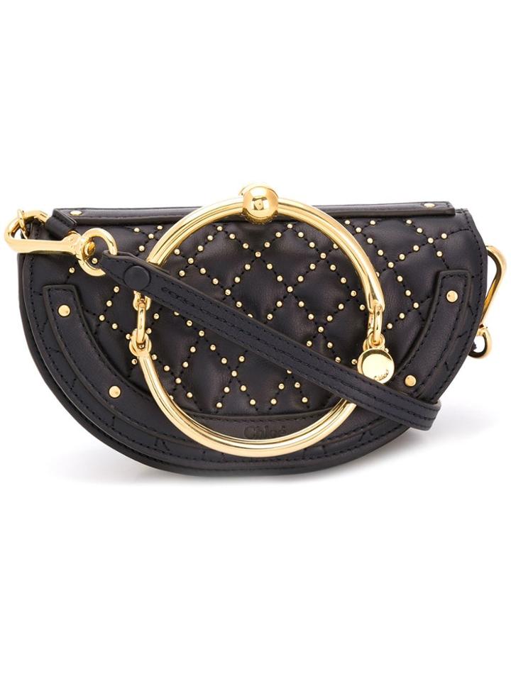 Chloé Nile Minaudière Clutch - Blue