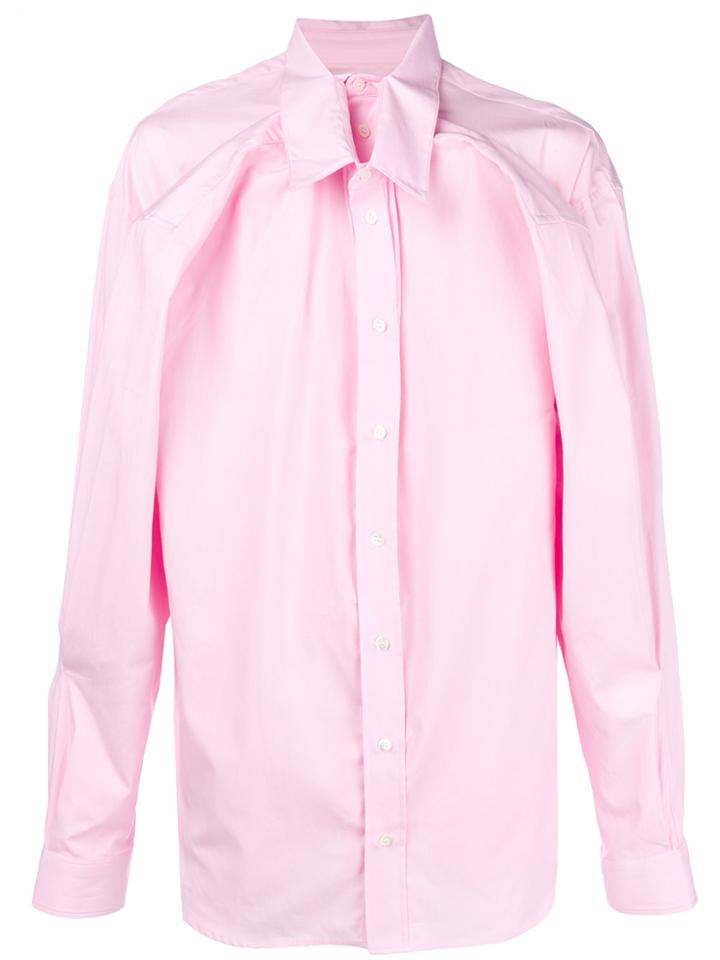 Y / Project Double Layer Shirt - Pink & Purple