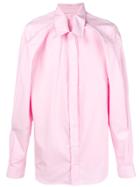 Y / Project Double Layer Shirt - Pink & Purple