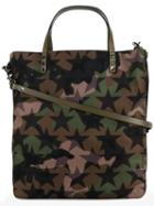 Valentino Valentino Garavani 'camustars' Tote, Men's, Green, Acrylic/polyamide