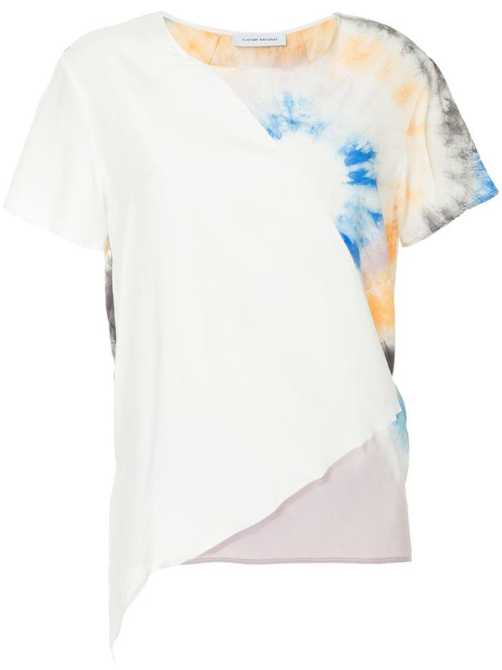 Costume National Tie Dye T-shirt - White