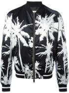 Golden Goose Deluxe Brand - Palm Bomber Jacket - Men - Cotton/polyamide/polyester/viscose - Xl, Black, Cotton/polyamide/polyester/viscose