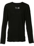 Rta 'warning' Back Print T-shirt - Black