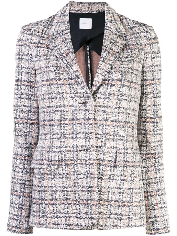 Rosetta Getty Checked Single-breasted Blazer - Multicolour