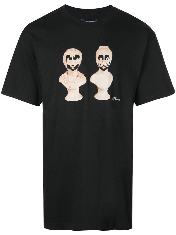 Pleasures Graphic Print T-shirt - Black