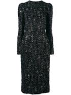 Dolce & Gabbana Frayed Effect Midi Dress