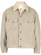 R13 Shearling Lined Jacket - Neutrals