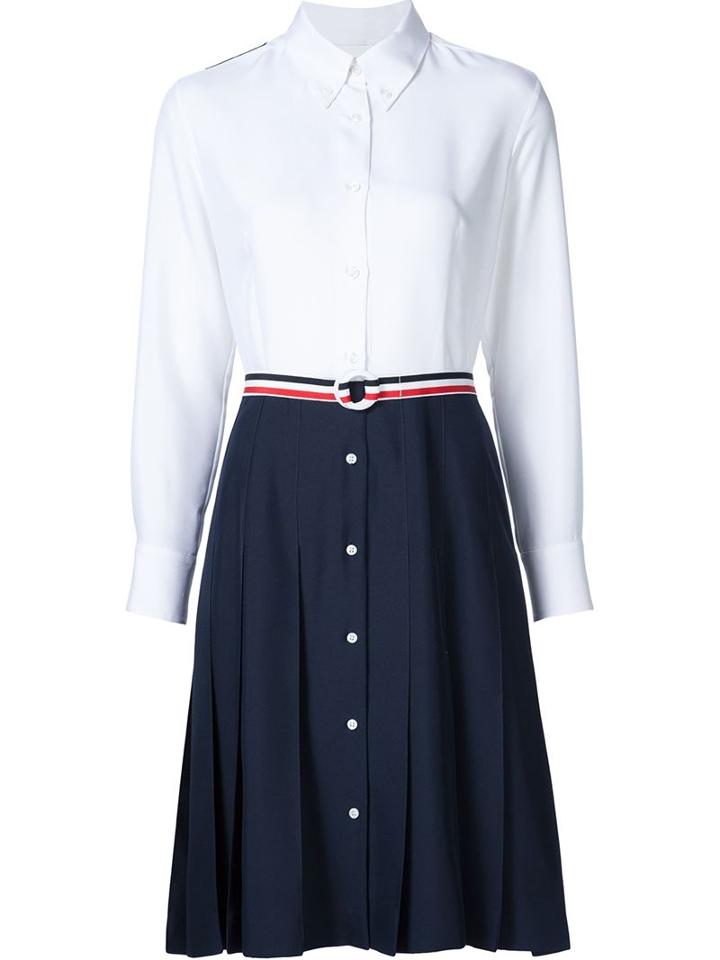 Thom Browne Shirt Skirt Belted Dress