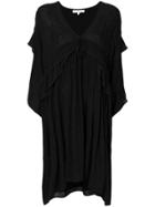 Iro Embroidered Edge Detail Dress - Black